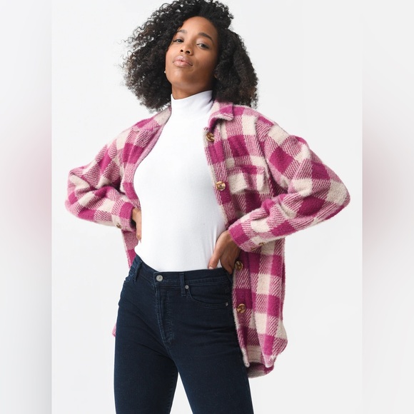 Z Supply Tucker Plaid Shacket - Picture 3 of 7